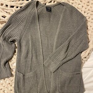 Abercrombie & Fitch Gray Women's Cardigan
